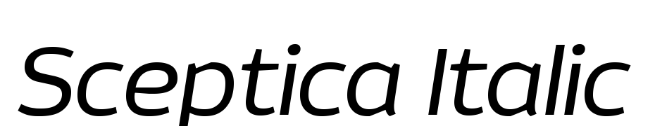 Sceptica Italic Font Download Free